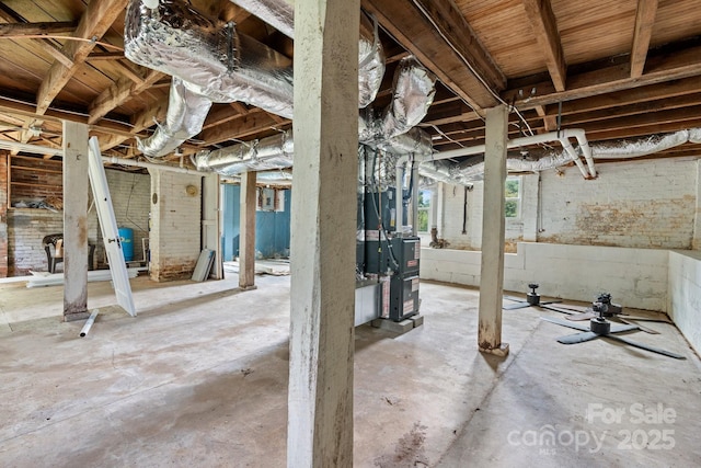 2704 Kool Park Rd NE, Hickory, NC 28601 - basement with heating unit