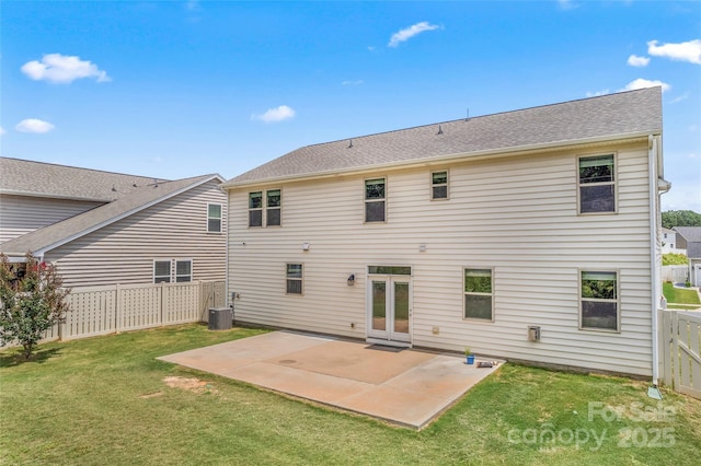 15213 Red Canoe Way, Charlotte, NC 28278 - rear view of property with a fenced backyard and a patio area