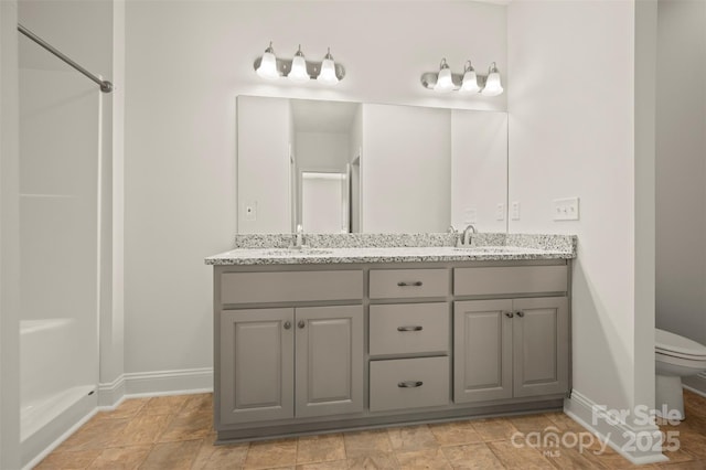321 Benjamins Way Unit 48, Hendersonville, NC 28792 - full bath with baseboards and double vanity