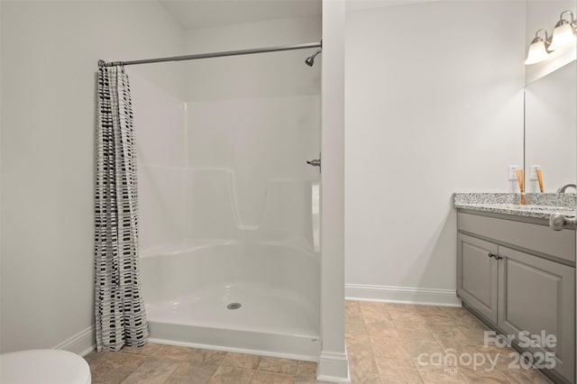 321 Benjamins Way Unit 48, Hendersonville, NC 28792 - bathroom featuring vanity and a shower