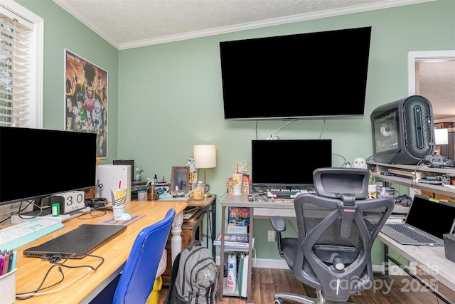 824 Brevard Place Rd, Iron Station, NC 28080 - office space with wood finished floors and ornamental molding