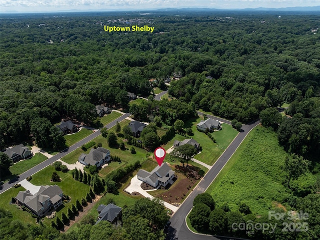 416 Yorkfield Dr, Shelby, NC 28150 - aerial view of property's location featuring a forest