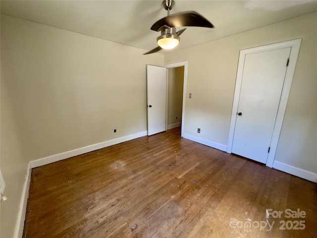 169 Montview Cir, Brevard, NC 28712 - unfurnished bedroom featuring hardwood / wood-style floors and ceiling fan