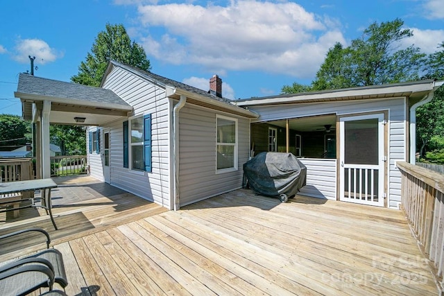 169 Montview Cir, Brevard, NC 28712 - deck featuring area for grilling