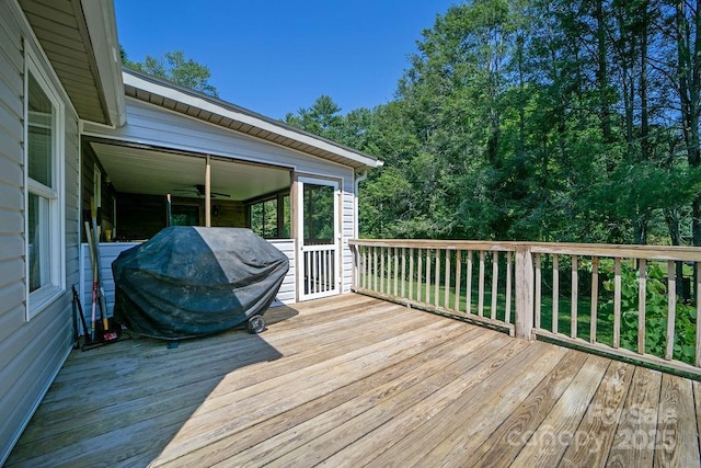 169 Montview Cir, Brevard, NC 28712 - deck with area for grilling