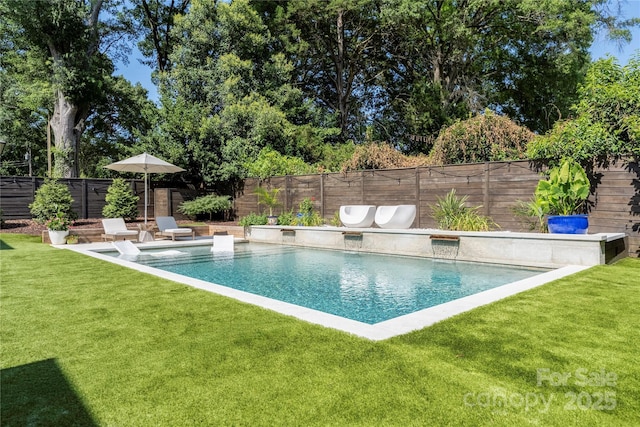 1401 Heather Ln, Charlotte, NC 28209 - view of pool with a fenced backyard