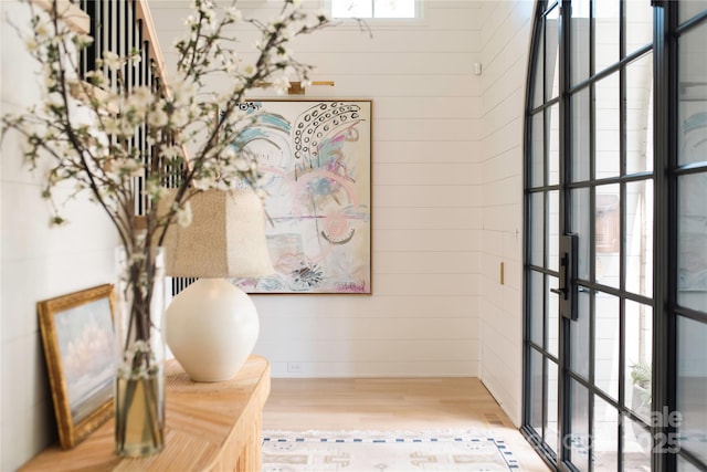 1401 Heather Ln, Charlotte, NC 28209 - interior space featuring wood finished floors and wooden walls