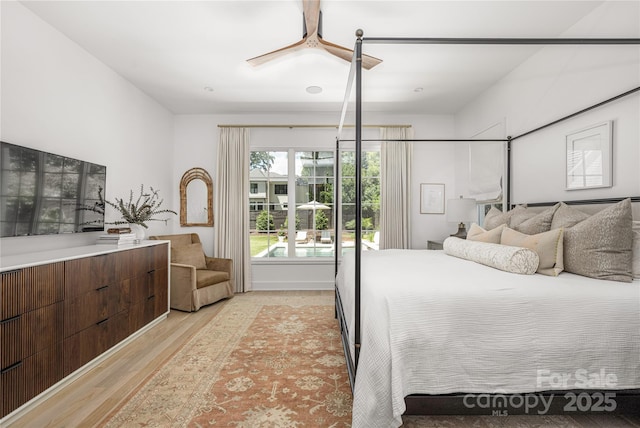 1401 Heather Ln, Charlotte, NC 28209 - bedroom featuring light wood-style floors