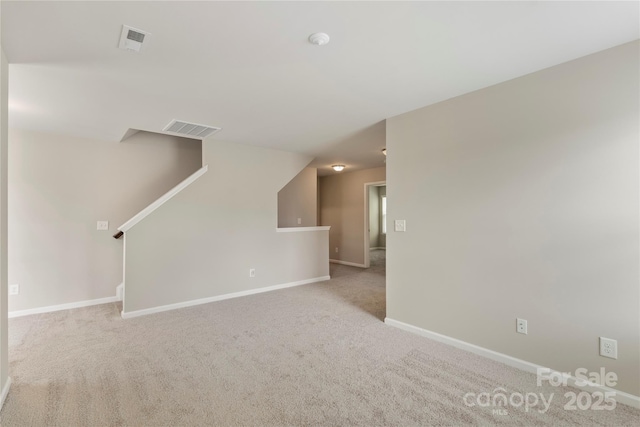 10806 Cove Point Dr, Charlotte, NC 28278 - unfurnished living room with carpet flooring