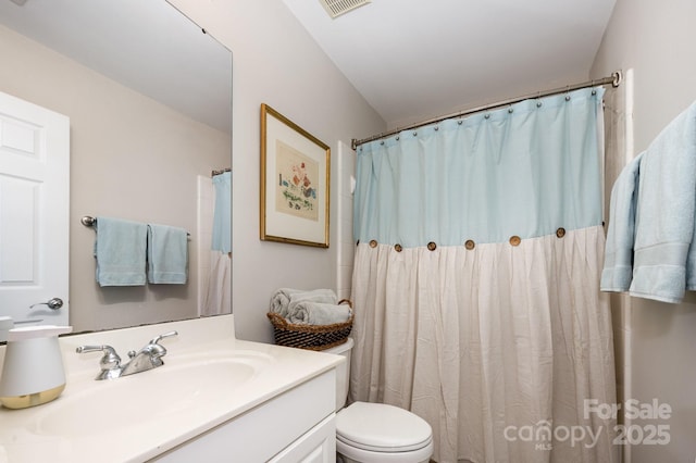 4937 S Hill View Dr, Charlotte, NC 28210 - bathroom with vanity and toilet