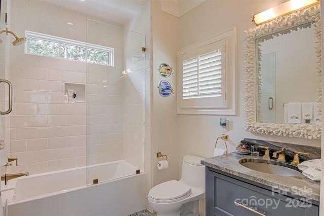 2632 Bartram Pl, Winston Salem, NC 27106 - bathroom featuring vanity and shower / tub combination