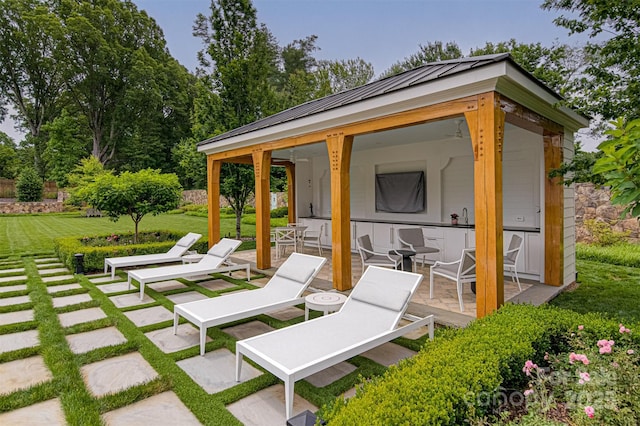 2632 Bartram Pl, Winston Salem, NC 27106 - view of patio