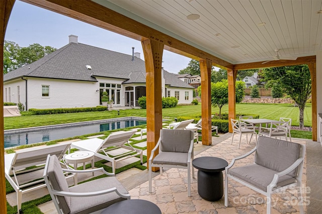 2632 Bartram Pl, Winston Salem, NC 27106 - view of patio / terrace