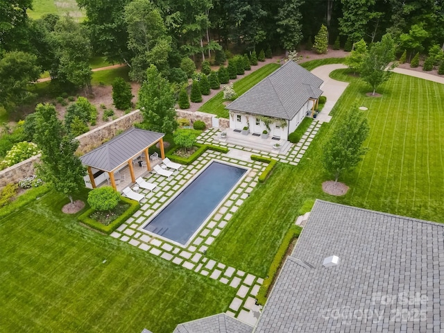 2632 Bartram Pl, Winston Salem, NC 27106 - aerial view of property and surrounding area