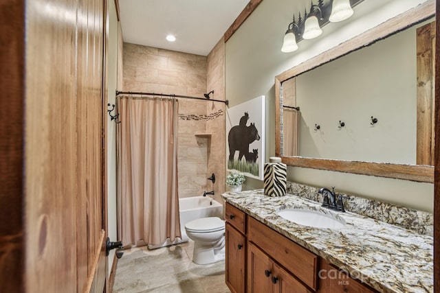 71 Raptor Way, Sapphire, NC 28774 - bathroom with vanity and shower / bath combo with shower curtain