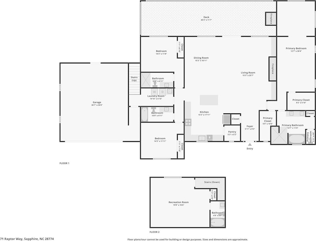 71 Raptor Way, Sapphire, NC 28774 - view of property floor plan