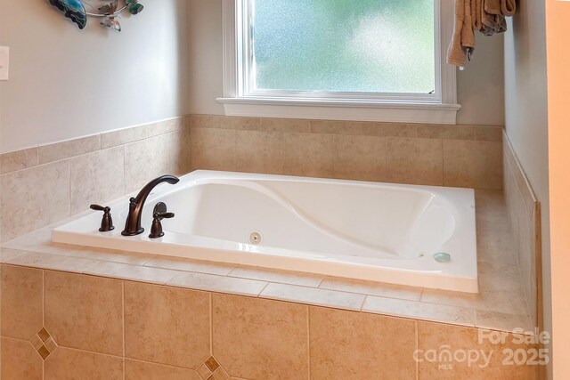 233 Highland Forest Dr, Clover, SC 29710 - bathroom with a jetted tub