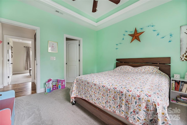 233 Highland Forest Dr, Clover, SC 29710 - bedroom with carpet and a ceiling fan