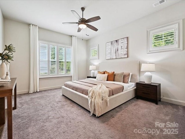 2034 Laney Pond Rd, Matthews, NC 28104 - carpeted bedroom with baseboards and a ceiling fan