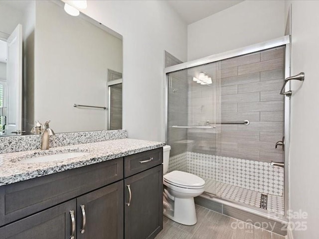 2034 Laney Pond Rd, Matthews, NC 28104 - full bath with vanity and a shower stall