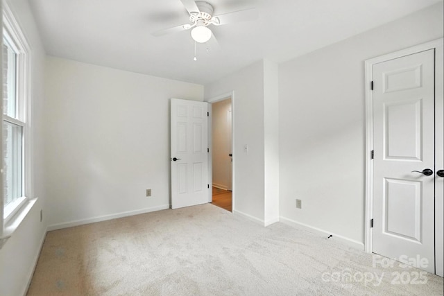 6542 Cross Field Ln, Charlotte, NC 28226 - unfurnished bedroom with carpet floors and a ceiling fan
