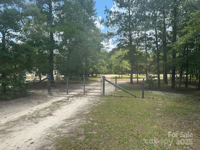 8221 Feather Run Rd, Kershaw, SC 29067 - view of street with a gate