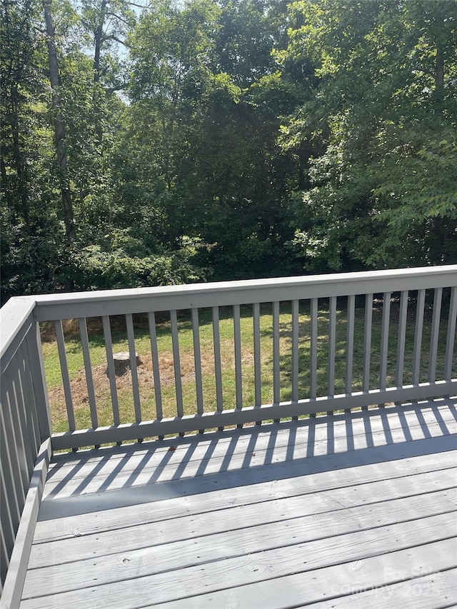 961 Poplar Forest Rdg, Clover, SC 29710 - wooden deck with a lawn