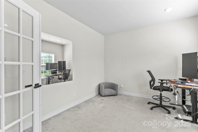 1013 Augustus Beamon Dr, Indian Trail, NC 28079 - office area with carpet and baseboards