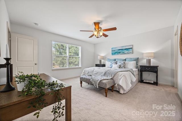 9706 Thyme Ct, Charlotte, NC 28214 - bedroom with light carpet and ceiling fan