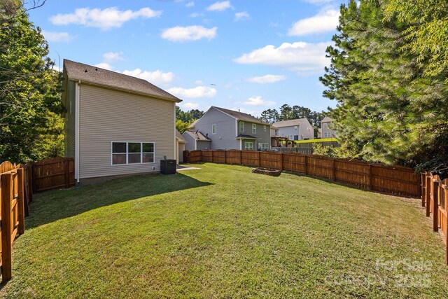 9706 Thyme Ct, Charlotte, NC 28214 - fenced backyard featuring a residential view