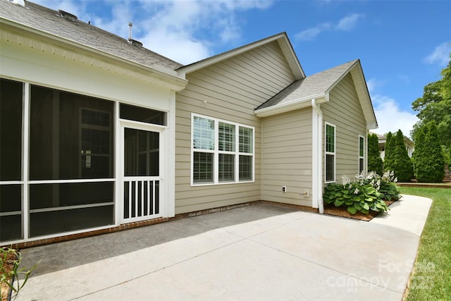 551 Brightleaf Pl NW, Concord, NC 28027 - rear view of property featuring a patio and a shingled roof