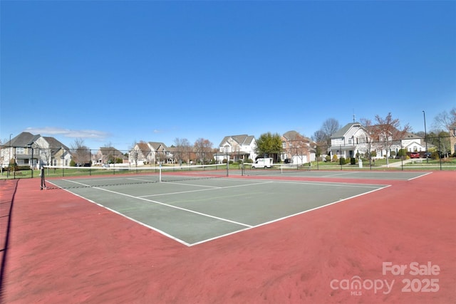 551 Brightleaf Pl NW, Concord, NC 28027 - view of tennis court featuring a residential view