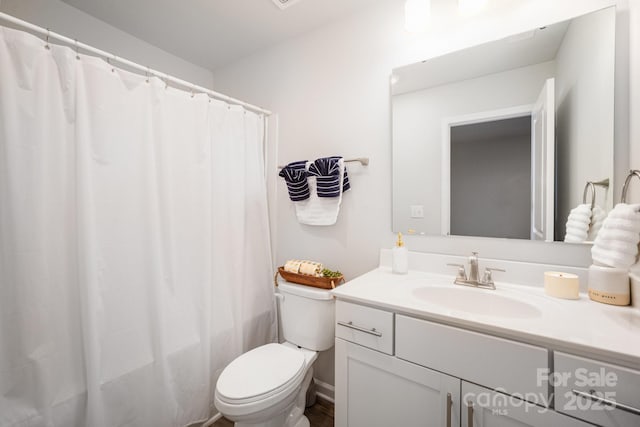 508 Morrows Turnout Way Unit 97, Pineville, NC 28134 - bathroom with toilet and vanity