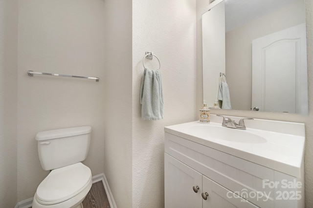 374 Morning Dew Dr, Concord, NC 28025 - bathroom with vanity and wood finished floors