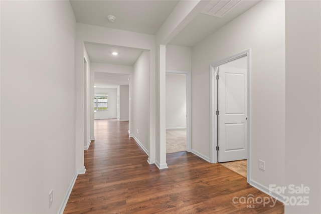 3505 Sycamore Crossing Ct, Mount Holly, NC 28120 - corridor with dark wood finished floors and recessed lighting