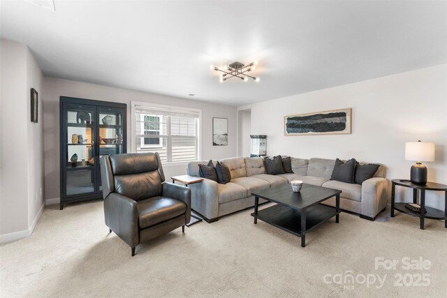 17514 Julees Walk Ln, Davidson, NC 28036 - living area with light colored carpet and baseboards