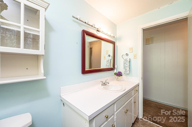 1008 2nd St SE, Conover, NC 28613 - bathroom with vanity and toilet