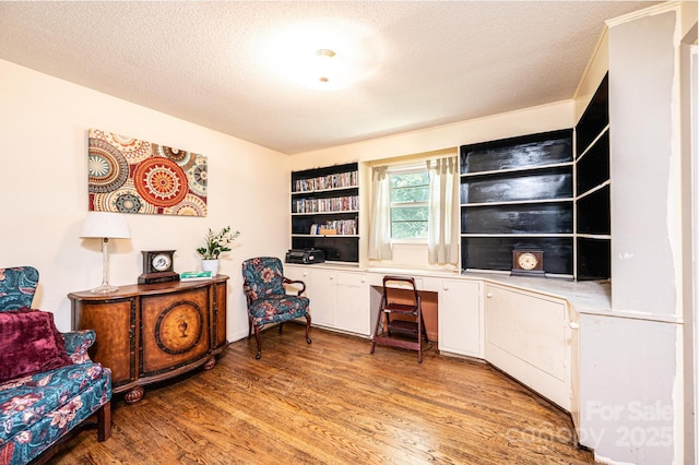 1008 2nd St SE, Conover, NC 28613 - office featuring light wood finished floors and a textured ceiling