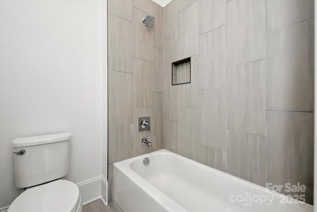 1106 Pomar Cir, Waxhaw, NC 28173 - full bathroom with toilet and tub / shower combination