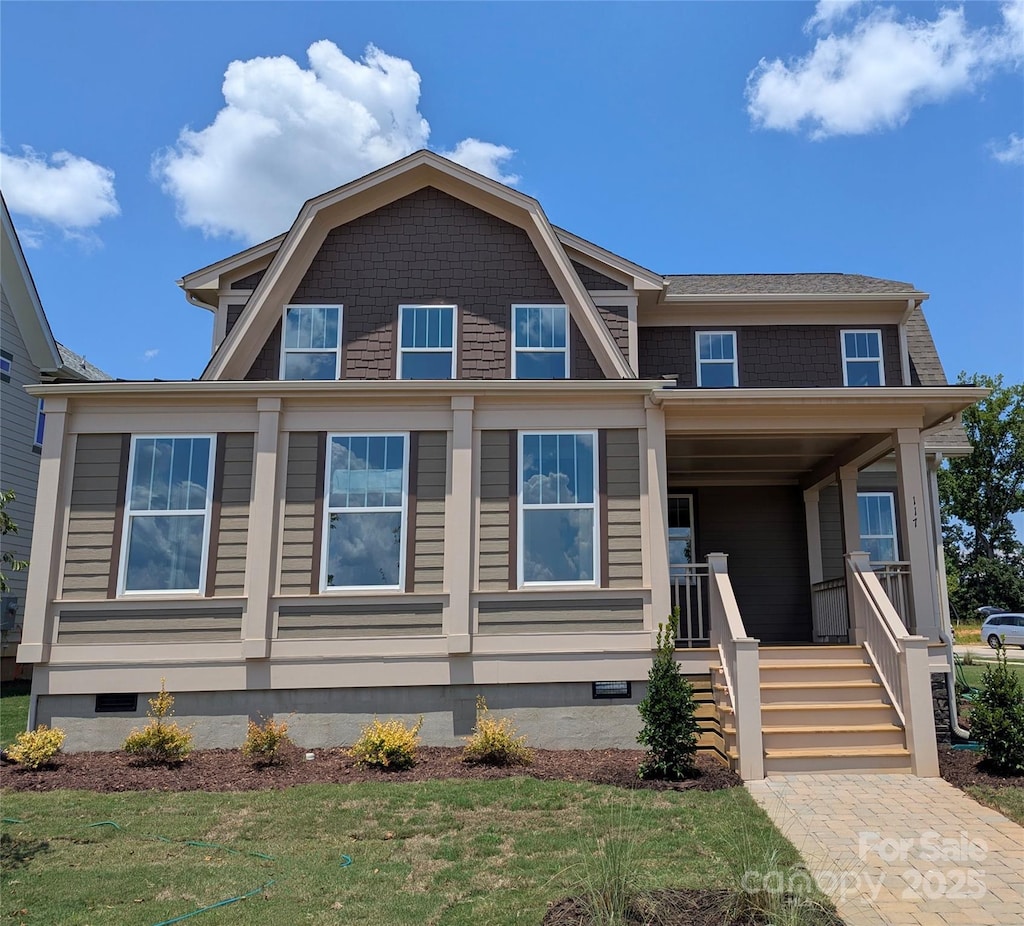 117 Macland Ln Unit 537, Rock Hill, SC 29730 - view of front facade with crawl space and covered porch