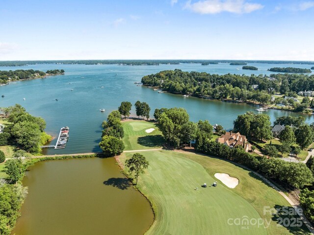 123 Yellow Jacket Cir, Mooresville, NC 28117 - bird's eye view of a large body of water and a local golf course