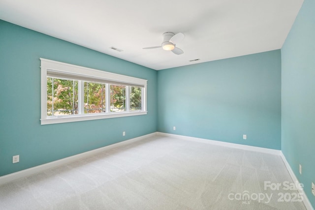 3229 Lake Pointe Dr, Belmont, NC 28012 - unfurnished room featuring a ceiling fan and carpet floors