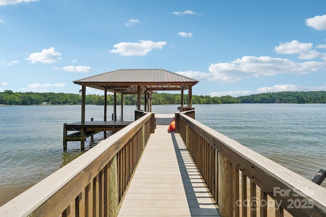 3229 Lake Pointe Dr, Belmont, NC 28012 - dock featuring a water view
