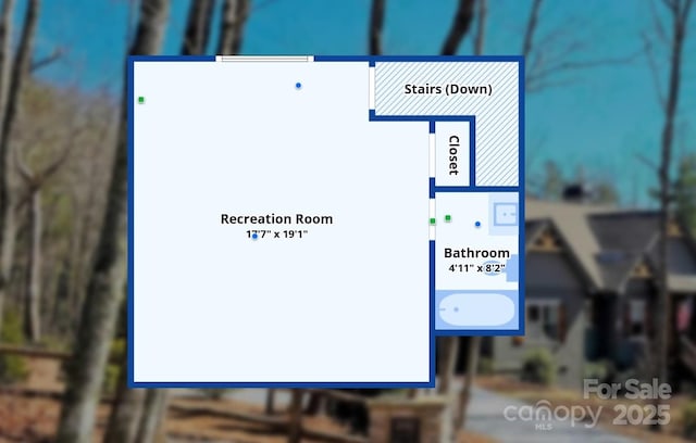 1092 E Bald Rock Dr, Sapphire, NC 28774 - view of room layout