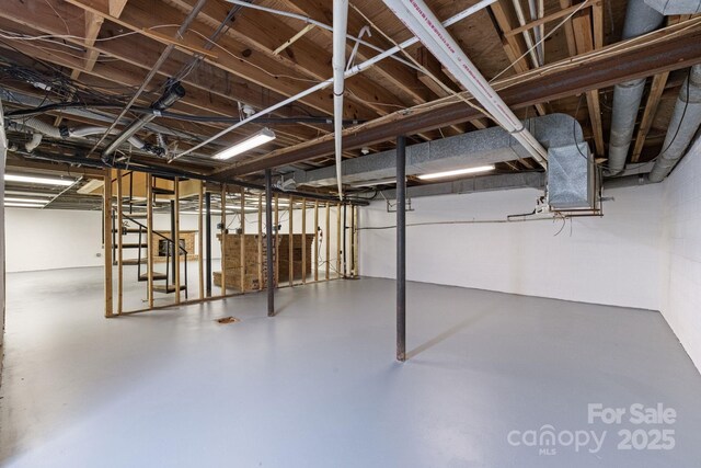 630 Burrage Rd NE, Concord, NC 28025 - view of unfinished basement