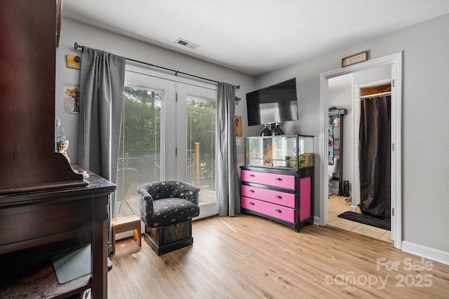 309 Sheldon St, Hudson, NC 28638 - living area with light wood-style floors and baseboards