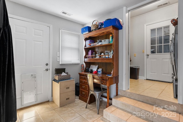 309 Sheldon St, Hudson, NC 28638 - home office featuring light tile patterned flooring