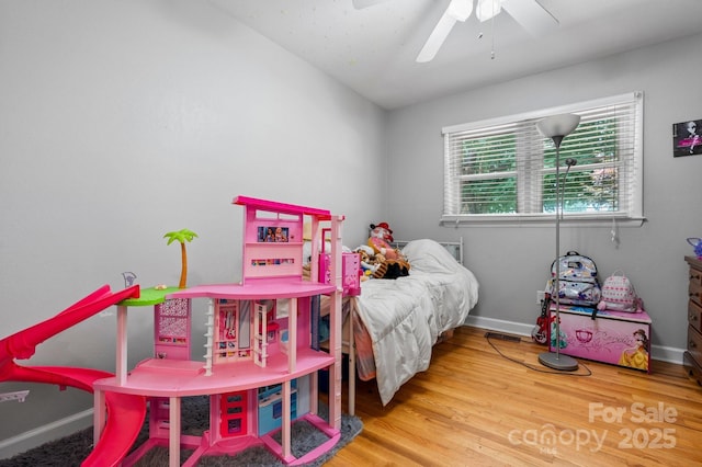 309 Sheldon St, Hudson, NC 28638 - bedroom featuring wood finished floors and a ceiling fan