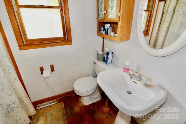 673 Chestnut Ln, Mars Hill, NC 28754 - bathroom featuring a sink and wood finished floors