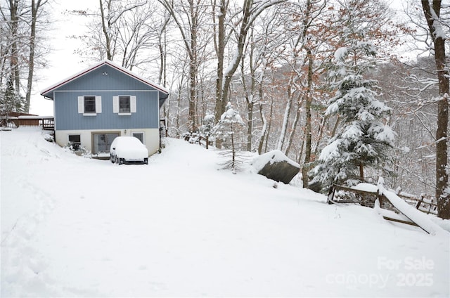 673 Chestnut Ln, Mars Hill, NC 28754 - snow covered property